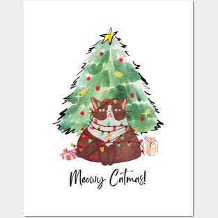 Meowy Catmas Posters and Art